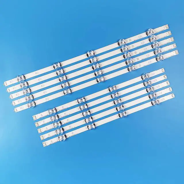Main image of 10pieces LED Backlight Strips for LG 50 TV DRT 3.0 LC500DUE 50LB5900 50LB6500 50LB6300 50LB5610 50LB653V 50LB650V 50LF5800 50LF6000 50LB570B 50LF652V 50LB5620