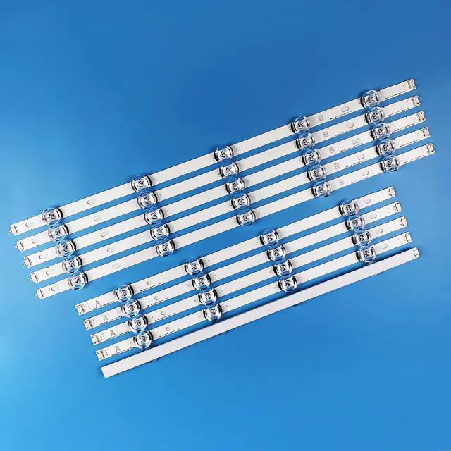 Alt view image 2 of 6 - 10pieces LED Backlight Strips for LG 50 TV DRT 3.0 LC500DUE 50LB5900 50LB6500 50LB6300 50LB5610 50LB653V 50LB650V 50LF5800 50LF6000 50LB570B 50LF652V 50LB5620