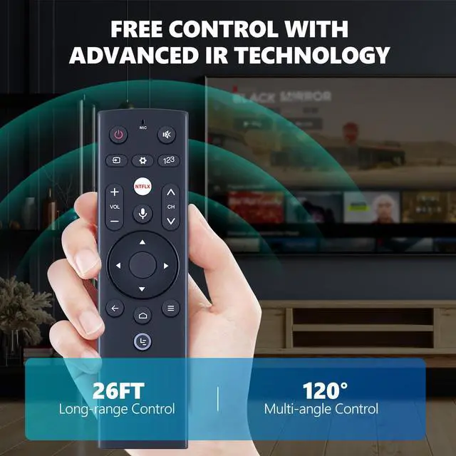 Alt view image 4 of 5 - Replacement Remote Control Fit for LETV LEECO TV Super3 Super4-X43 Pro X55 X65 X60S (No Voice Function)