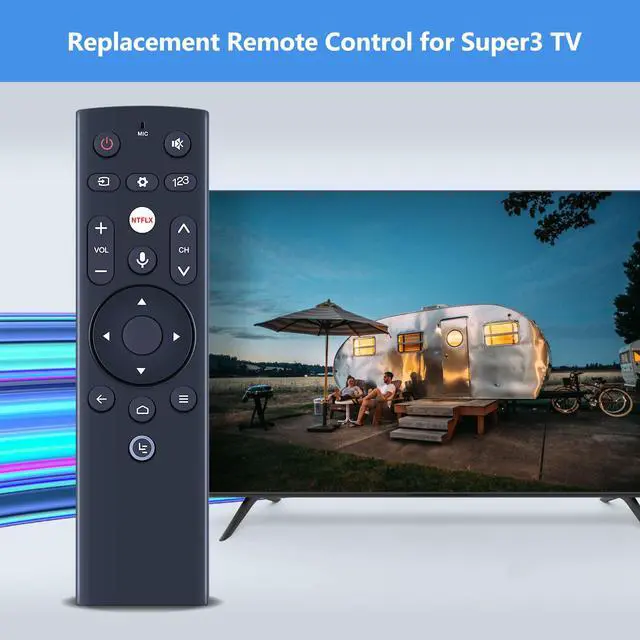 Alt view image 2 of 5 - Replacement Remote Control Fit for LETV LEECO TV Super3 Super4-X43 Pro X55 X65 X60S (No Voice Function)