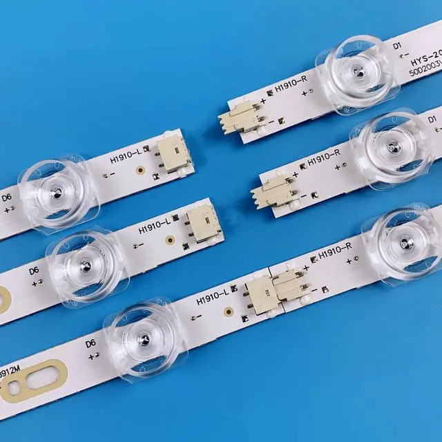 Alt view image 5 of 6 - LED Backlight Strips for Hisense 50'' TV 50R6E3 50H6G 50H6510G 50H6570G 50R6040G 50R6080G 50R6090G 50R6000GM 50R6090G5 HD500X1U91-L3 SVH500AD8