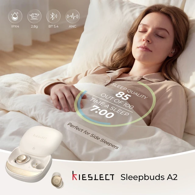 Alt view image 3 of 7 - Sleep Earbuds Bluetooth 5.4 Mini Wireless Earbuds for Side Sleepers