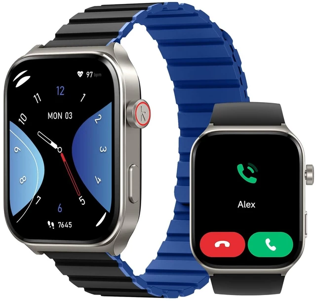 Main image of Smartwatch for Men Women(Answer/Make Call), Smart Watches Compatible with Android & iPhone, 2.01'' AMOLED Display Fitness Tracker Watch with Alexa, Heart Rate/Sleep/SpO2 Monitor, 3ATM Waterproof