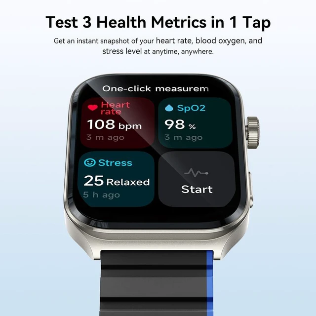 Alt view image 6 of 7 - Smartwatch for Men Women(Answer/Make Call), Smart Watches Compatible with Android & iPhone, 2.01'' AMOLED Display Fitness Tracker Watch with Alexa, Heart Rate/Sleep/SpO2 Monitor, 3ATM Waterproof