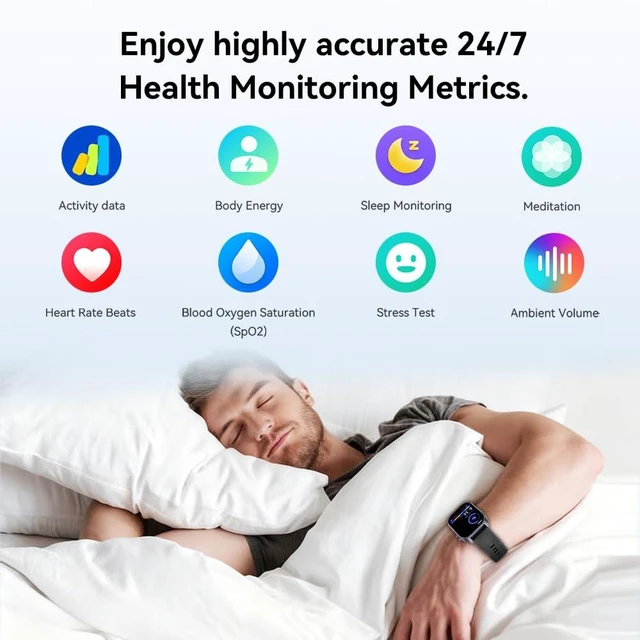 Alt view image 3 of 7 - Smartwatch for Men Women(Answer/Make Call), Smart Watches Compatible with Android & iPhone, 2.01'' AMOLED Display Fitness Tracker Watch with Alexa, Heart Rate/Sleep/SpO2 Monitor, 3ATM Waterproof
