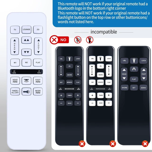 Alt view image 4 of 7 - Remote Replacement for Bed Tech BT3000 Adjustable Bed Easy Setup, Stable Signal, Fast Response