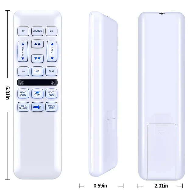 Alt view image 7 of 7 - Remote Replacement for Bed Tech BT3000 Adjustable Bed Easy Setup, Stable Signal, Fast Response