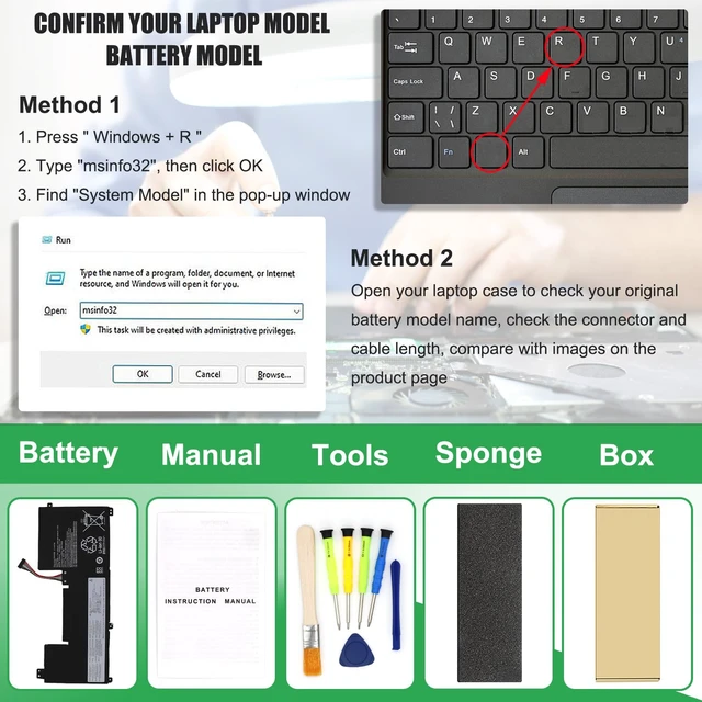Alt view image 4 of 7 - L17M4PG2 L17C4PG2 Battery Replacement for Lenovo Legion Y730-17ICH For Y740-17ICH Y9000K Series, 5B10Q88558 5B10Q88556 5B10T11520 928QA224H L17L4PG2 L17S4PG2 L18C4PG1, 15.36V 76Wh 4955mAh