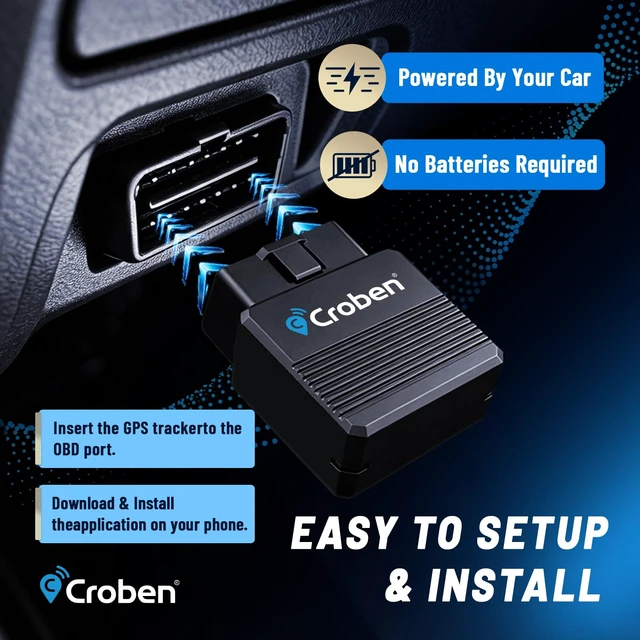 Alt view image 3 of 7 - GPS Tracker for Vehicles No Monthly Fee No Subscription Real-Time Tracking 4G SIM & Data Included,OBD,Geofence,Trip & Route History, Overspeed Alarm,for Fleets & Families(3 Years)