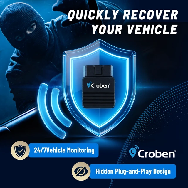 Alt view image 7 of 7 - GPS Tracker for Vehicles No Monthly Fee No Subscription Real-Time Tracking 4G SIM & Data Included,OBD,Geofence,Trip & Route History, Overspeed Alarm,for Fleets & Families(3 Years)