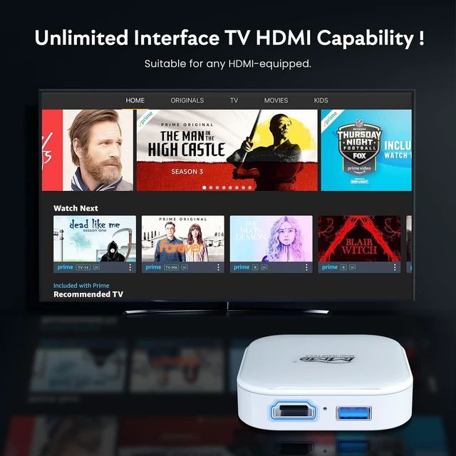 Alt view image 4 of 7 - Magic AI Box 3.0 Wireless CarPlay & Android Auto Adapter, Android 12 os, 4GB+32GB Multimedia Video Box Online YouTube/Netflix/Play Store/HDMI Out for OEM Wired Apple CarPlay Cars