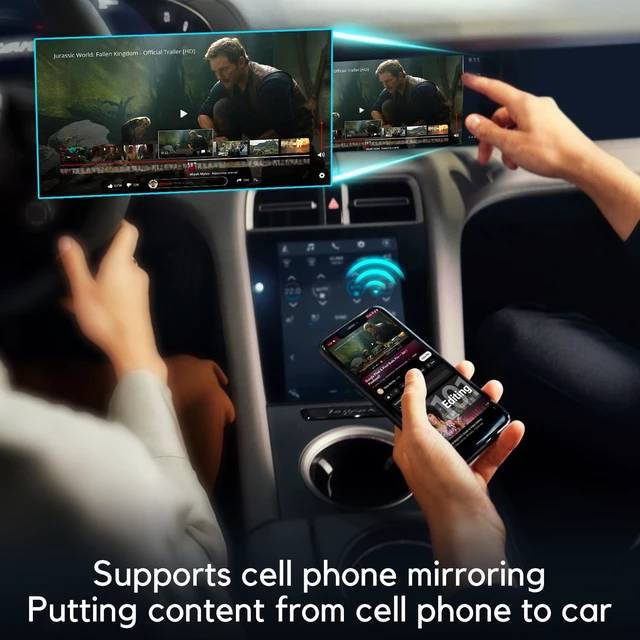 Alt view image 6 of 7 - Magic AI Box 3.0 Wireless CarPlay & Android Auto Adapter, Android 12 os, 4GB+32GB Multimedia Video Box Online YouTube/Netflix/Play Store/HDMI Out for OEM Wired Apple CarPlay Cars