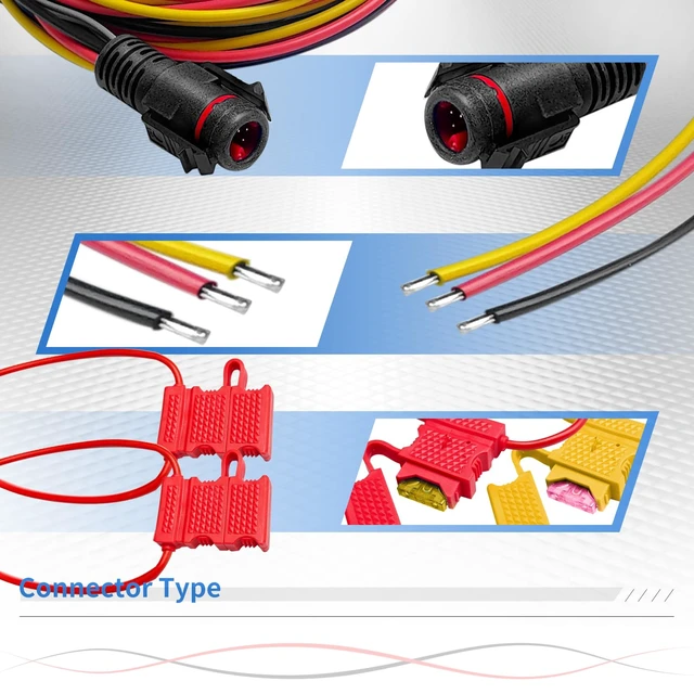 Alt view image 3 of 5 - HKN6188 HKN6188B DC Power Cable for Motorola XTL2500 XTL5000 XTL1500 APX4500 APX1500 APX7500 APX6500 PM1500 Radi