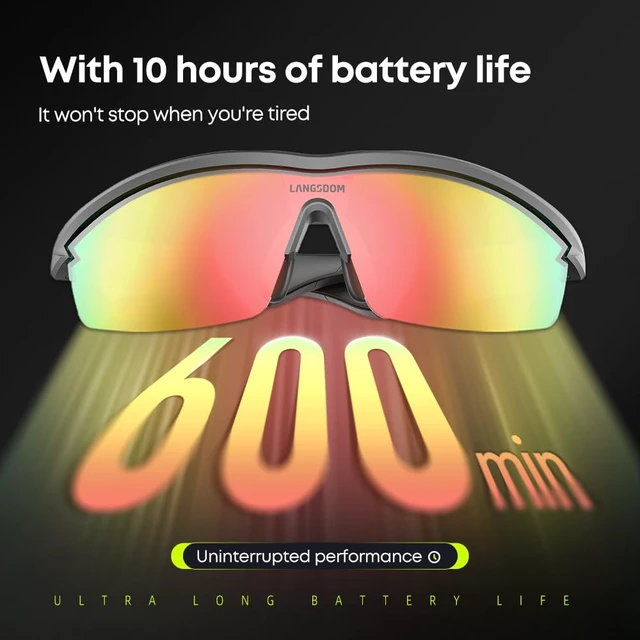 Alt view image 4 of 7 - AirNova Sport Audio Sunglasses, Polarized UV400, Bluetooth Headphones