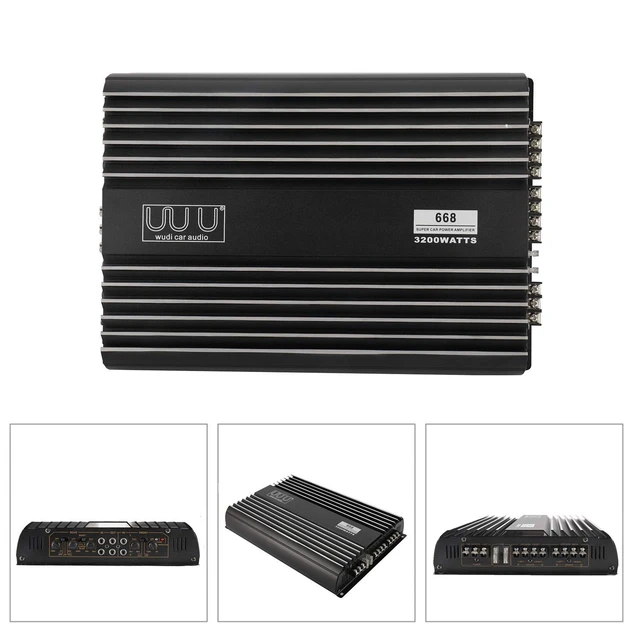 Alt view image 3 of 7 - 4 Channel Amplifier Car Audio Stereo Amplifier for Subwoofers 3200W 12V