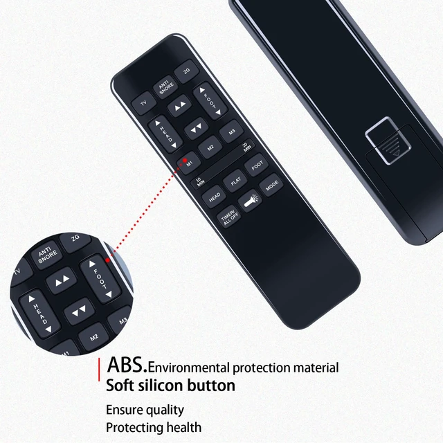 Alt view image 6 of 6 - Replacement Remote Control fits Richmat HJH55 Adjustable Bed-Adjustable Bed Replacement Parts HJH55 C121480H550044