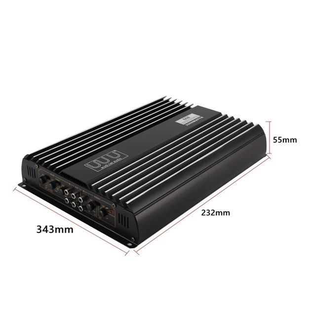 Alt view image 5 of 7 - 4 Channel Amplifier Car Audio Stereo Amplifier for Subwoofers 3200W 12V
