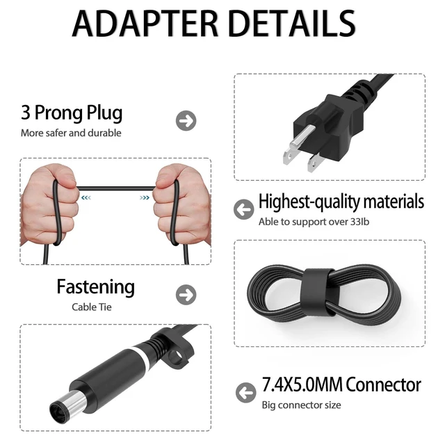 Alt view image 5 of 7 - New Slim 330W 19.5V 16.92A Laptop Charger for DELL Alienware M16 M17 M18 M18X X16 X17 X51 R1 R2 HA330PM201 DA330PM201 LA330PM201 08K4F9 P124F001 P120F001 P51E001 Gaming AC Power Supply Adapter Cord