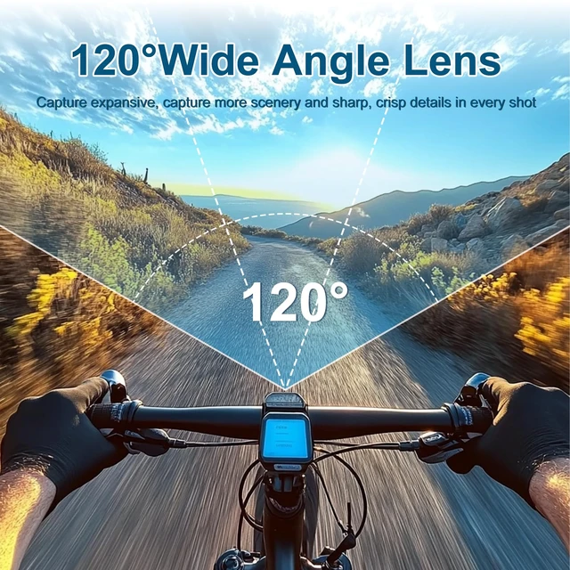 Alt view image 7 of 7 - 4K Mini Thumb Action Camera with Memory Card, Wearable POV Body Cam 1.5" Screen,Waterproof case,Magnetic & Clip Mount,Sports Camera for Work,Motorcycle, Hiking, Swimming, Travel, Vlogging,64G