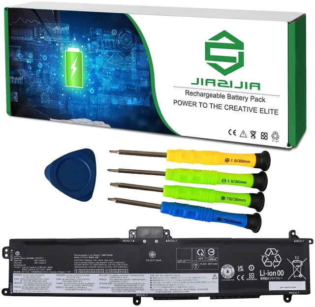 Main image of L22C4P71 Laptop Battery Replacement for Lenovo ThinkPad P16v Gen 1 2023 Gen 2 2024 Series Notebook SB11H56275 5B11H56374 L22M4P71 SB11H56274 5B11H56373 15.52V 90Wh 5799mAh