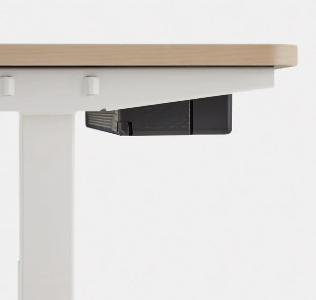 Alt view image 2 of 4 - Universal Cable Management Kit for Office Desk, Large Desk Cord Organizer, Cable Management & Cord Hider, Wire Solution, Powerstrip Sold Separately