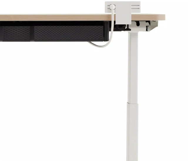 Alt view image 4 of 4 - Universal Cable Management Kit for Office Desk, Large Desk Cord Organizer, Cable Management & Cord Hider, Wire Solution, Powerstrip Sold Separately
