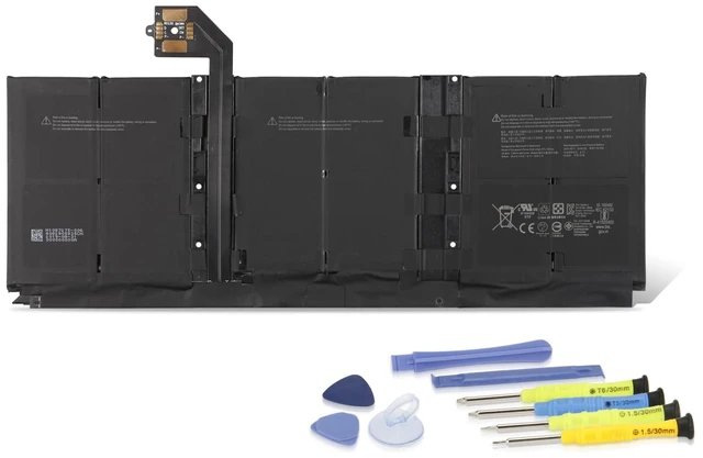 Main image of DYNT02 G3HTA052H Tablet Battery for Microsoft Surface Laptop 3 Gen 13.5" Keyboard Base 1867 1868 Series G3HTA053H G3HTA057H G3HTA058H 7.58V 6041mAh 45.8Wh with Tools, Extended runtime