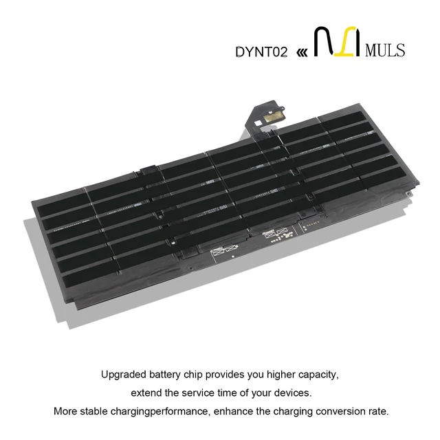 Alt view image 5 of 7 - DYNT02 G3HTA052H Tablet Battery for Microsoft Surface Laptop 3 Gen 13.5" Keyboard Base 1867 1868 Series G3HTA053H G3HTA057H G3HTA058H 7.58V 6041mAh 45.8Wh with Tools, Extended runtime