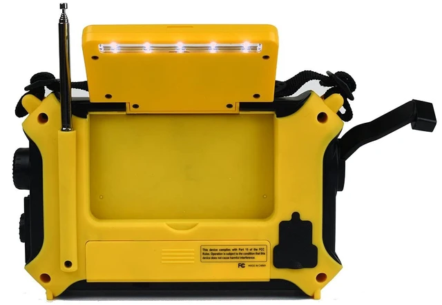 Alt view image 5 of 7 - KA500L 4-Way Powered Emergency AM/FM/SW NOAA Weather Alert Radio with Solar,Dynamo Crank,Flashlight