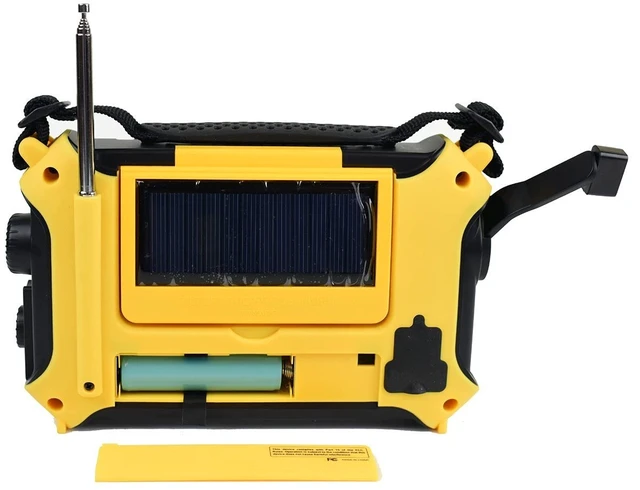 Alt view image 6 of 7 - KA500L 4-Way Powered Emergency AM/FM/SW NOAA Weather Alert Radio with Solar,Dynamo Crank,Flashlight