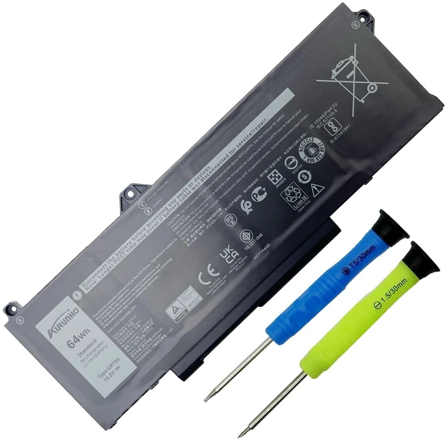 Main image of GRT01 Laptop Battery Replacement for DELL Precision 3470 3561 3571 3581 3591 Latitude 5521 5531 5421 5431 Series R05P0 0P3TJ 00P3TJ P50E P50E001