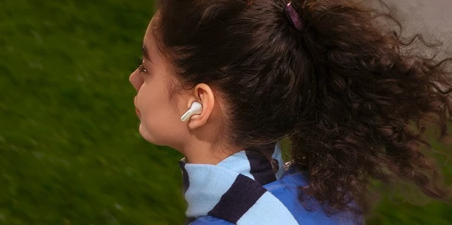 Alt view image 2 of 7 - Redmi Buds 8 True Wireless Earbuds, Up to 50dB ANC, Hi-Res Audio, 44H Battery, IP54 Waterproof, Green