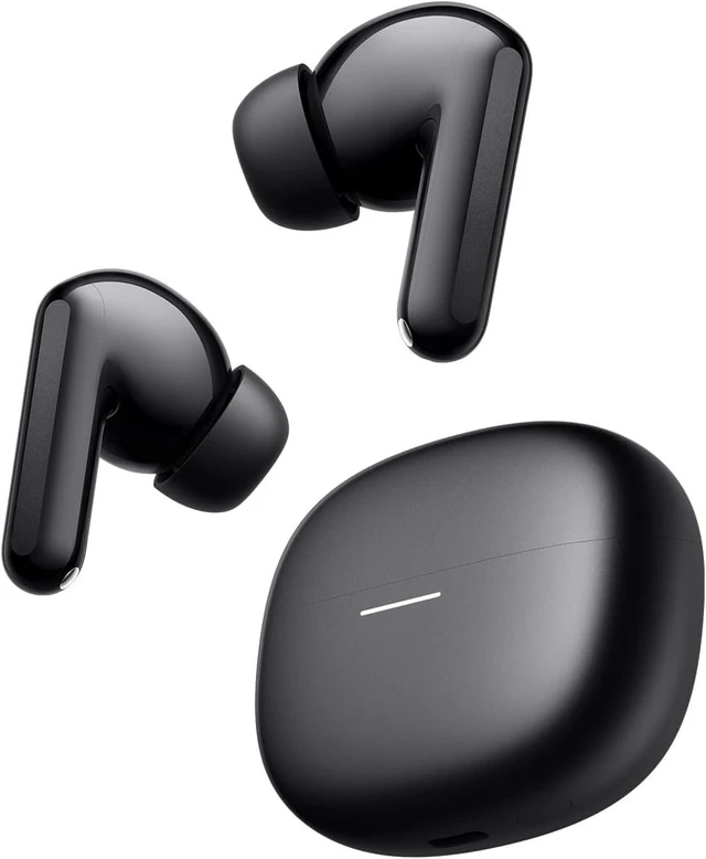 Main image of Redmi Buds 8 True Wireless Earbuds, Up to 50dB ANC, Hi-Res Audio, 44H Battery, IP54 Waterproof, Black