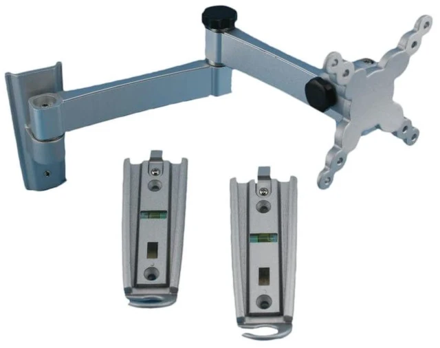 Main image of Strong Arm Removable LCD TV Wall Mount, Travel Accessories for RV, Camper, Truck, Dual-Locking Mounting Stations, Tilts, Pans, & Extends, Earthquake, Fire, Flood Safety,Gray