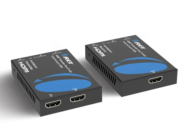 Main image of HDMI Over Ethernet Extender Over CAT6 330ft, Loop Out, Over IP, EZCast HDMI Over CAT6 HDMI 1.4, HDCP 1.4, 6.75Gbps, 1920x1200@60Hz, PCM 2.0, One-to-Many via 1G Switch, 1-Way IR, ESD Protection