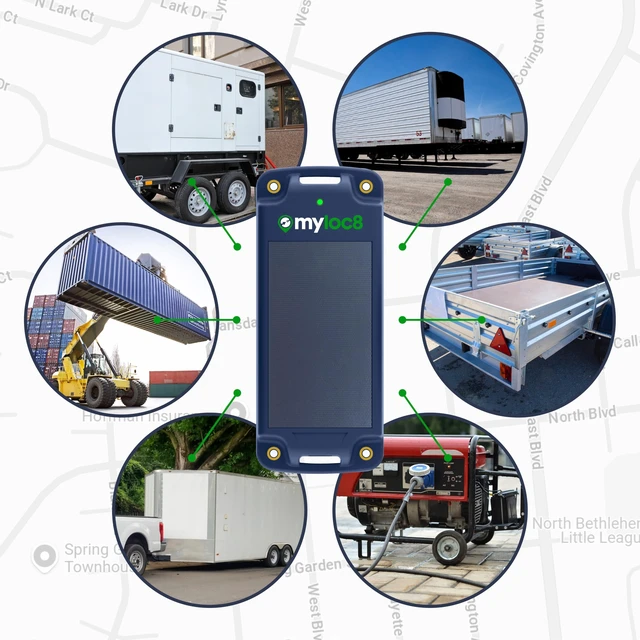 Alt view image 7 of 7 - GPS Tracker for Vehicles Solar Powered Asset Tracking Device with Real-Time Location, 8-Year Battery, Motion & Tamper Alerts, Rugged Waterproof IP69K, Indoor WiFi + Bluetooth Global SIM
