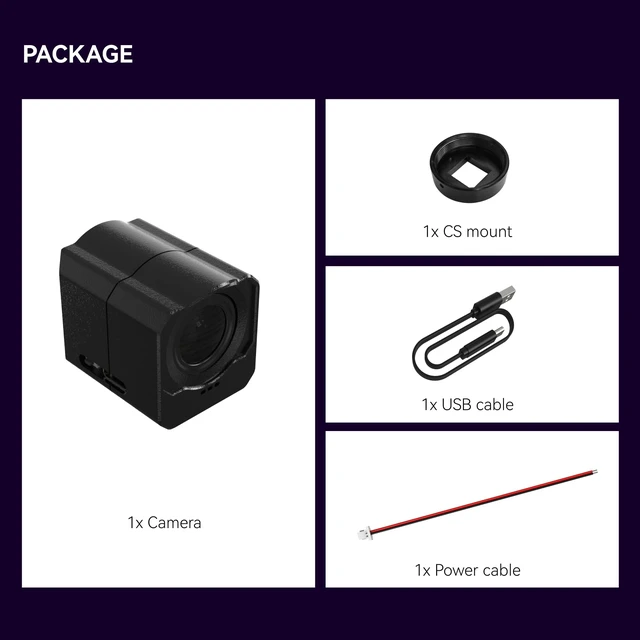 Alt view image 6 of 7 - Night Action Camera Prototype with 2.7K30FPS DC 5V Power for FPV and Other Occasions