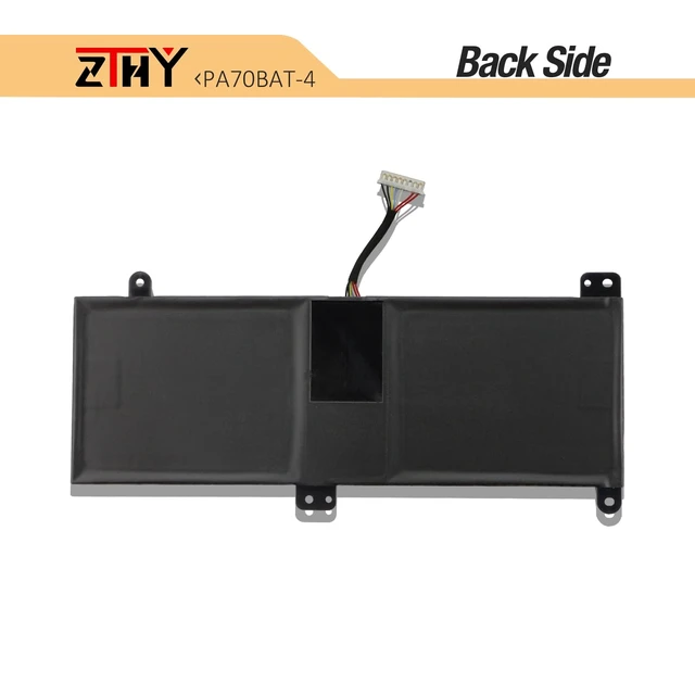 Alt view image 6 of 7 - 66Wh PA70BAT-4 Battery Replacement for Clevo PA70HS PA71HP6 PA71HS PA71ES PA70HS-G PA71HP6-G Schenker Technologies XMG Pro 17 WOOKING S17 Pro-8U Hasee KINGBOOK G97E Powerspec 1710 Sager NP8370 NP8375