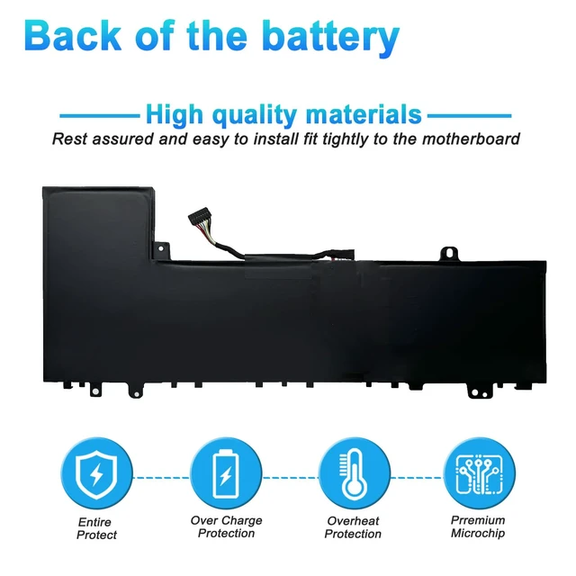 Alt view image 4 of 7 - L22L3PA4 L22C3PA4 Laptop Battery for Lenovo IdeaPad Slim 5-14ABR8 82XE 514IRL8 82XD 514IAH8 83BF 516ABR8 82XG 516IRL8 82XF 516IAH8 83BG Series L22B3PA4 L22M3PA4 5B11K39352 SB11K39364 56.6Wh
