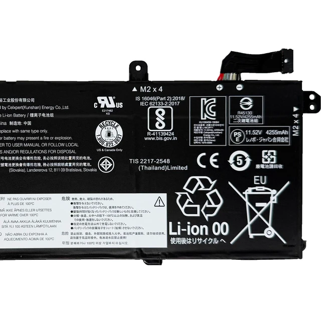 Alt view image 4 of 6 - L18C3P71 Laptop Battery 51Wh Compatible with Lenovo ThinkPad T490 T495 P43S / P14s T14 Gen 1 / P14s T14 Gen 2 Series L18M4P73 L18L3P73 L18M4P74 L18C3P72 L18M3P73 SB10K97648 SB10W51928