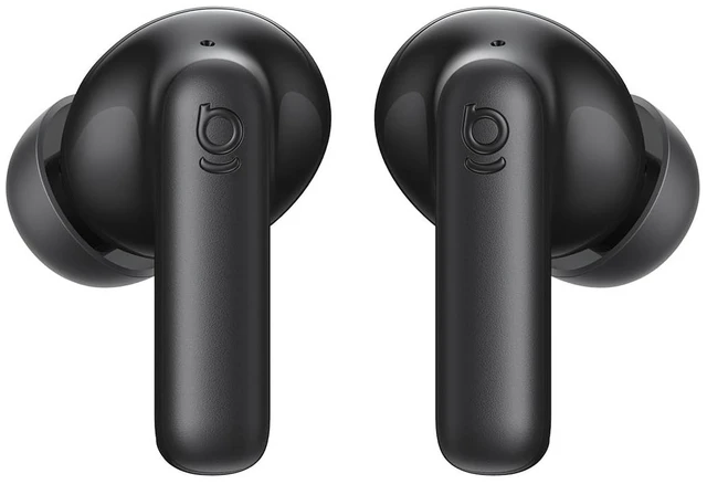 Main image of Bass BP1 Ultra Noise Cancelling Wireless Earbuds, Black -55 dB Real-Time Adaptive Noise Cancelling, LDAC Hi-Res Sound, Fast Pair, 6-Mic AI Clear Calls, 65H Playtime, BT 6.0