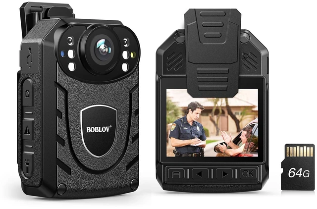 Main image of KJ21 Body Worn Camera, 1296P Body Worn Camera, Support Memory Expand Max 256G, Outdoor 8-10Hours Recording Police Body Cam Lightweight and Portable, Clear Night Vision (64GB)