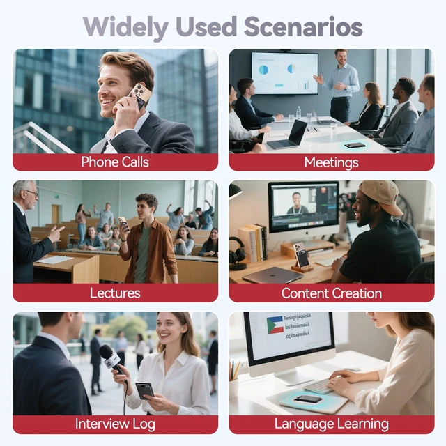 Alt view image 5 of 7 - AI Voice Recorder, Auto Transcription Summary & MindMap, AI Note Taker iPhone Call Recording, 1 Year Subscription Included, for Meeting Lecture Interview Student Journalist Lawyer Doctor