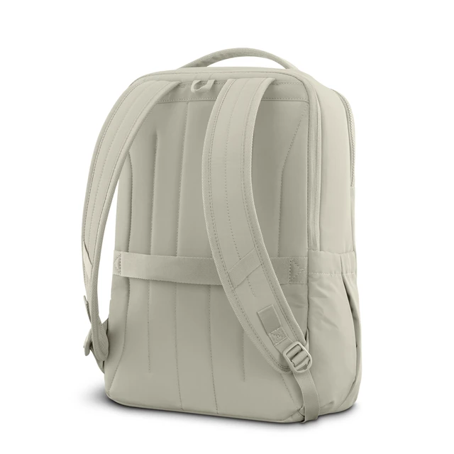 Alt view image 3 of 7 - Better Than Basic Travel Backpack - Lightweight Carry On Backpack Sized To Fit Under Most Airline Seats - Limestone Gray