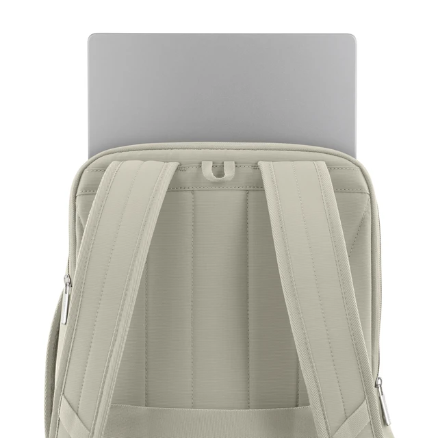 Alt view image 6 of 7 - Better Than Basic Travel Backpack - Lightweight Carry On Backpack Sized To Fit Under Most Airline Seats - Limestone Gray