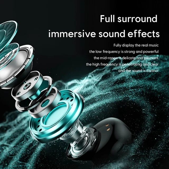 Alt view image 3 of 7 - Sabbat E12 Ultra Hi-Res Audio Wireless Earbuds, Qualcomm QCC3071 Chip, Bluetooth 5.3 aptX Technology, CVC Noise Cancelling Microphone, 10mm Dynamic Driver, Long Battery Life(Dream Stone)