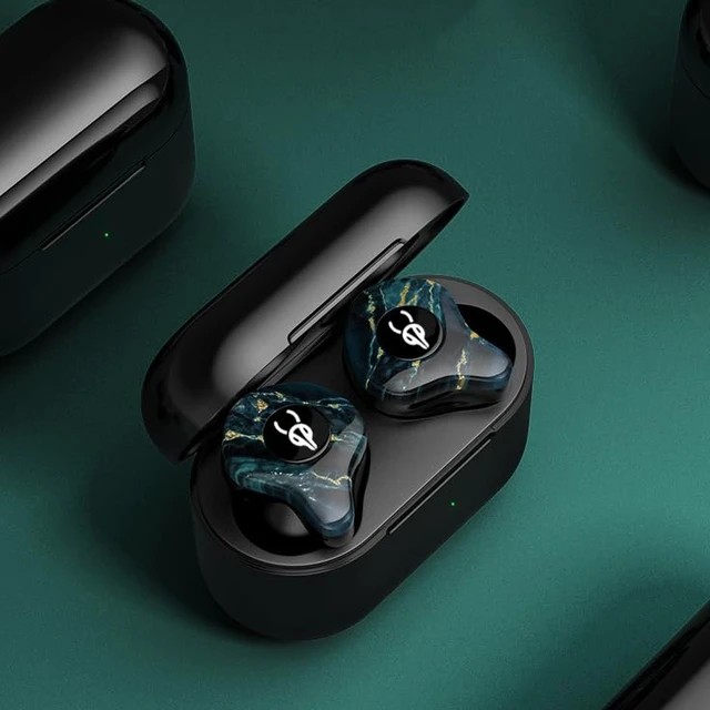 Alt view image 5 of 7 - Sabbat E12 Ultra Hi-Res Audio Wireless Earbuds, Qualcomm QCC3071 Chip, Bluetooth 5.3 aptX Technology, CVC Noise Cancelling Microphone, 10mm Dynamic Driver, Long Battery Life(Dream Stone)