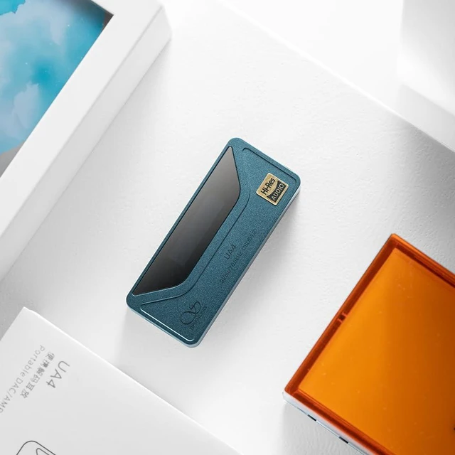 Alt view image 4 of 6 - UA4 Portable USB DAC/AMP Headphone Amplifier,Support MQA 16X,768kHz DSD512,High Driving Power for Android/iOS/Mac/Windows,dongle Volume Control,3.5/4.4mm up to 237mW@32 Output (Blue)