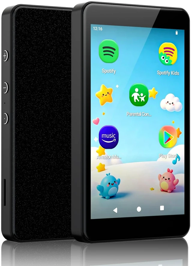 Main image of MP3 Player for Kids with Spotify, Parental Controls, Android 14 Play Store, Spotify Kids, Music, Up to 512GB, Starry Black