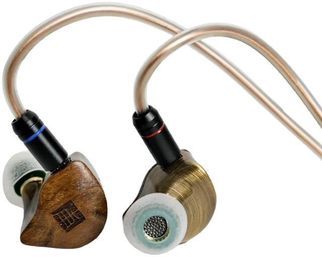 Main image of FUDU Verse II Hybrid Driver in Ear Monitors, Wired HiFi Earbuds with 1 Titanium Diaphragm Dynamic Driver, 2 Balanced Armature for Audiophile Musician (Bronze, 4.4mm)